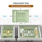 Expandable Silverware Organizer for Kitchen Utensils
