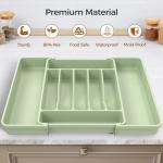 Expandable Silverware Organizer for Kitchen Utensils