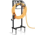 Sturdy Metal Garden Hose Holder for 151 Feet