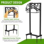 Sturdy Metal Garden Hose Holder for 151 Feet
