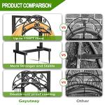 Sturdy Metal Garden Hose Holder for 151 Feet