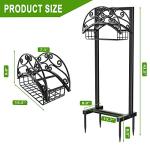 Sturdy Metal Garden Hose Holder for 151 Feet