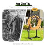 Sturdy Metal Garden Hose Holder for 151 Feet
