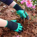 Claw Gardening Gloves for Women - Green