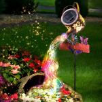 Solar Watering Can Lights for Garden Decor