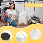 Boho Collapsible Laundry Basket - Terracotta Organizer