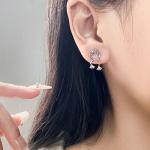 Cute Silver Frog Earrings for Fun Unique Gifts