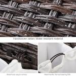 Handwoven Rattan Laundry Hamper with Removable Bags