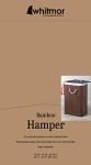 Bamboo Laundry Hamper with Rope Handles