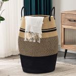 Collapsible Jute Rope Laundry Hamper – 105L