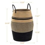 Collapsible Jute Rope Laundry Hamper – 105L