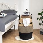 Collapsible Jute Rope Laundry Hamper – 105L