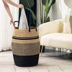 Collapsible Jute Rope Laundry Hamper – 105L