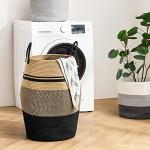 Collapsible Jute Rope Laundry Hamper – 105L