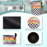 Colorful Plaid Laundry Hamper with Handles