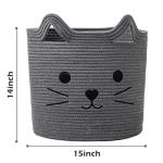 Large Woven Cotton Rope Storage Basket