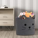 Large Woven Cotton Rope Storage Basket