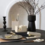 Stylish Desk Organizer Set with Gold Accents