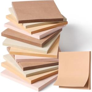 Boho Sticky Notes 12 Pads - 3"x3" Vintage Style