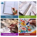 Colorful Gel Pens Set - 6 Smooth Writing Pens