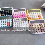 Benkaim 12-Digit Desk Calculator with Large Buttons