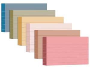 216 Ruled 3x5 Index Cards for Study