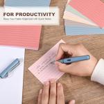 216 Ruled 3x5 Index Cards for Study