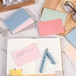 216 Ruled 3x5 Index Cards for Study