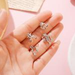 Cute Silver Frog Earrings for Fun Unique Gifts