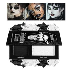 Black and White Makeup Palette for Halloween Looks