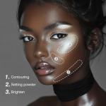 Black and White Makeup Palette for Halloween Looks