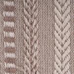 Braided Striped Throw Blanket - Stone, 50x60
