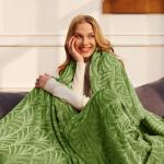 Whale Flotilla Soft Fleece Throw Blanket 50x60