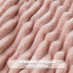 Soft Pink Throw Blanket - Lightweight & Cozy