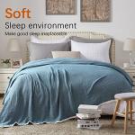 Cotton Muslin Throw Blanket - Vintage Blue 50"x60