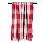Buffalo Check Rustic Farmhouse Throw Blanket, 50x60
