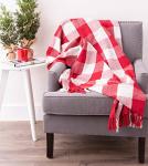 Buffalo Check Rustic Farmhouse Throw Blanket, 50x60