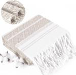 Beige Boho Throw Blanket for Any Room