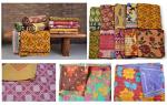 Vintage Kantha Quilts: Handmade Boho Throw Blankets