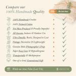 Handmade Boho Crochet Throw Blanket, 50"x60