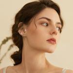 Dainty Gold Stud Earring Set for Women