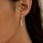 Trendy 14K Gold Dangle Earrings for Women