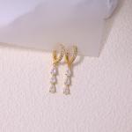 Trendy 14K Gold Dangle Earrings for Women