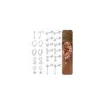 Hypoallergenic Flat Back Earrings Set for Women