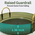 360 Rotating Makeup Organizer - 2 Tier Green