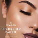 KYDA Sun Glow Highlighter Palette for Natural Radiance