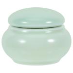 Emerald Mini Ceramic Cosmetic Jar with Lid