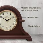 Vintage Farmhouse Mantel Clock by Presentime & Co