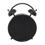 Bell Style Top Metal Clock in Black