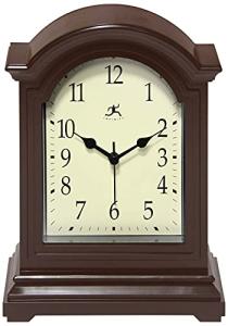 Antique Brown Grandfather Tabletop Clock 9x6